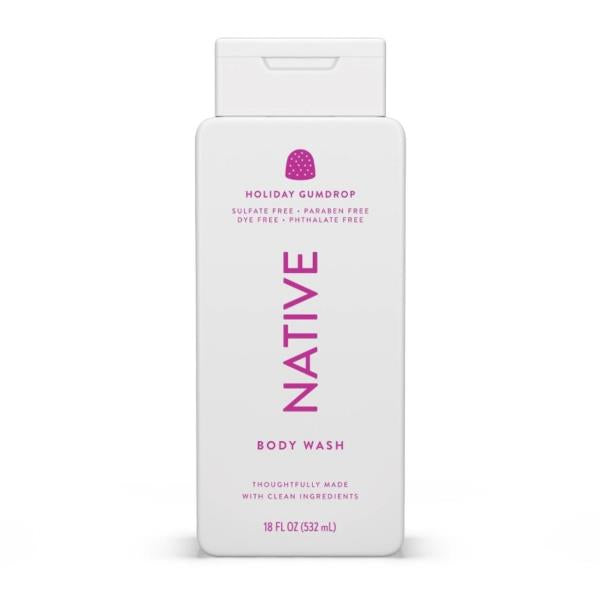 Native Holiday Gumdrop Body Wash - Limited Edition 18 oz