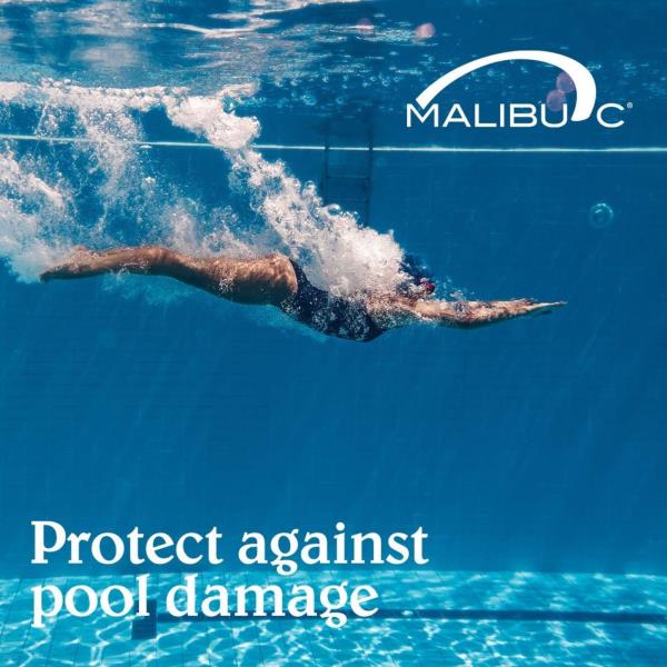 Malibu C Swimmers Wellness Hair Conditioner for Women, Men & Kids - Moisturizing Swim Conditioner to Restore Shine Affected by Pool Chlorine & Ocean Salt Water - Protein Rich Hair Care (33.8oz)