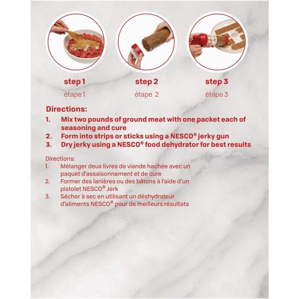 Nesco BJT-6, Jerky Spice Works, Teriyaki Flavor, red, 6 Pound (Pack of 1)