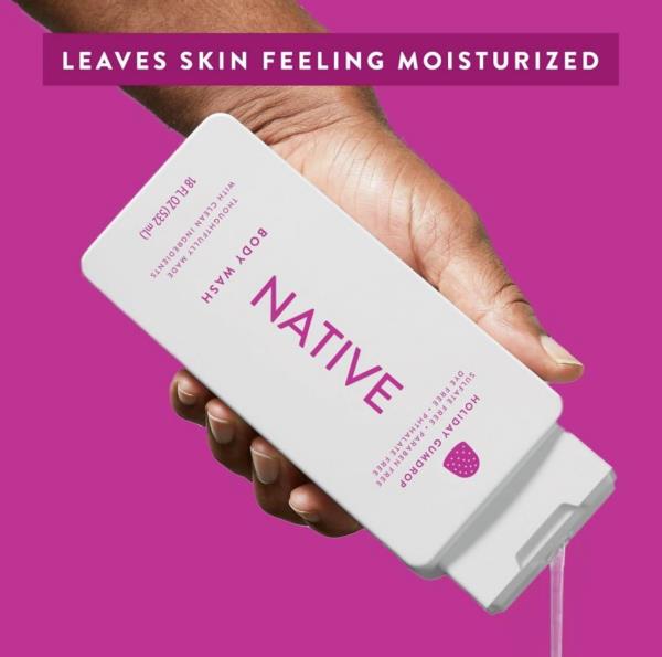 Native Holiday Gumdrop Body Wash - Limited Edition 18 oz