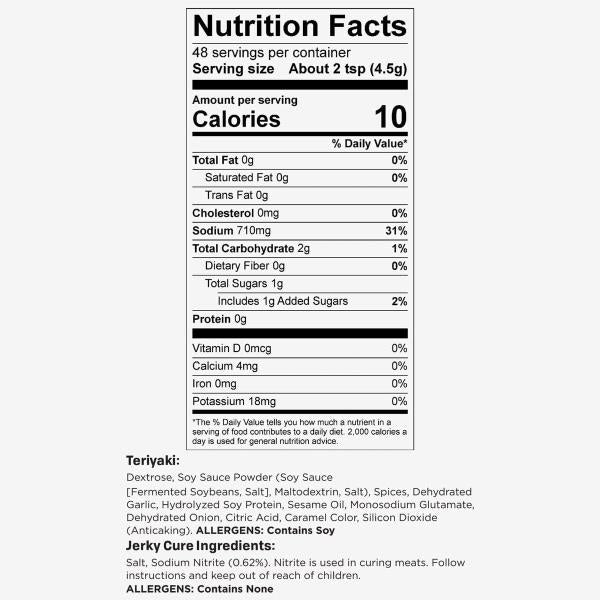 Nesco BJT-6, Jerky Spice Works, Teriyaki Flavor, red, 6 Pound (Pack of 1)