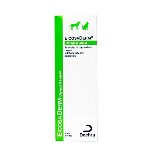 Dechra Eicosaderm Omega 3 Liquid - Dog & Cat Supplement, Fatty Acid, Nutritional Support