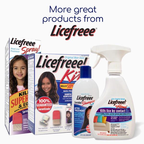 Licefreee Everyday Shampoo, Daily Maintenance Lice Shampoo, 8 Fluid Ounces