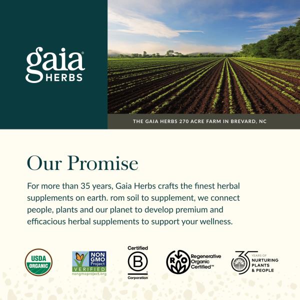 Gaia Herbs GaiaKids Black Elderberry Daily Gummies for Kids - Delicious Immune Support Supplement - Certified Organic Black Elderberries for Immune System Support - 40 Gummies (40-Day Supply)