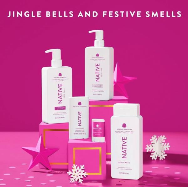 Native Holiday Gumdrop Body Wash - Limited Edition 18 oz