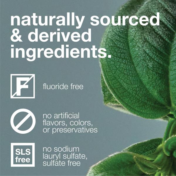 Davids Fluoride Free Kids & Adults Toothpaste, Teeth Whitening, Antiplaque, SLS (Sulfate) Free, Promotes Enamel Health, Mouth & Gum Detox, Natural Strawberry Watermelon, 5.25oz