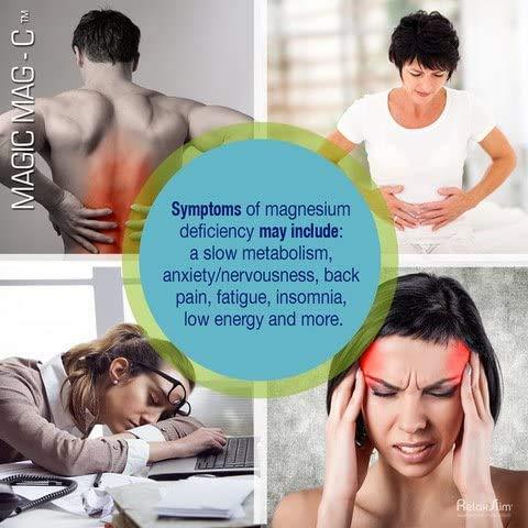NaturalSlim MagicMag®C - Anti Stress Magnesium Citrate Capsules W/ Potassium 100 Ct