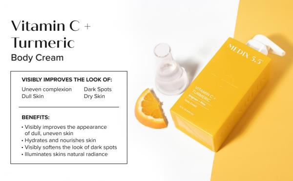 MEDIX 5.5 Vitamin C Cream Face Lotion & Body Lotion Moisturizer | Anti Aging Skin Care Firming & Brightening Cream Diminishes The Look Of Uneven Skin Tone, Age Spots, & Sun Damaged Dry Skin, 15 Fl Oz