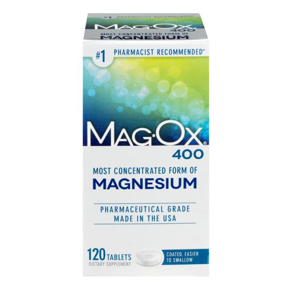 Magox 400 Dietary Supplement, 120ct 09/2026