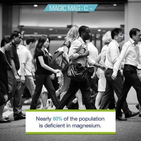 NaturalSlim MagicMag®C - Anti Stress Magnesium Citrate Capsules W/ Potassium 100 Ct