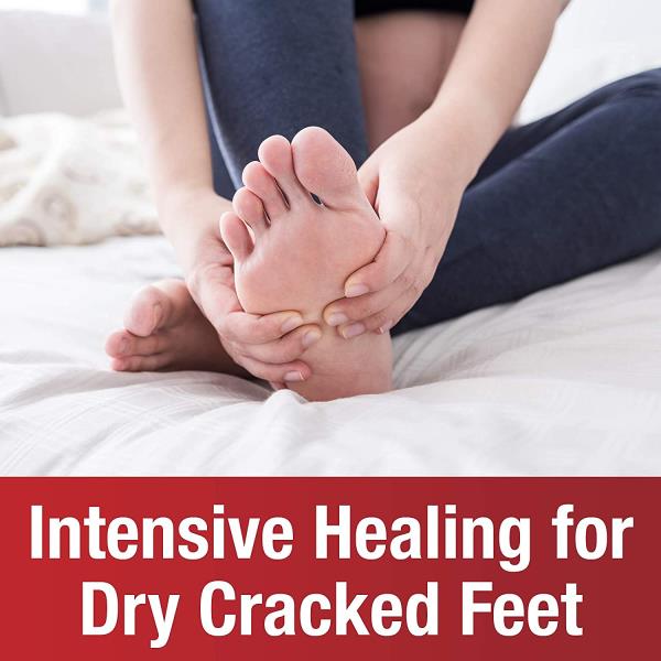 (2 Pack) Kerasal Intensive Foot Repair, Skin Healing Ointment for Cracked Heels and Dry Feet, 1 Oz