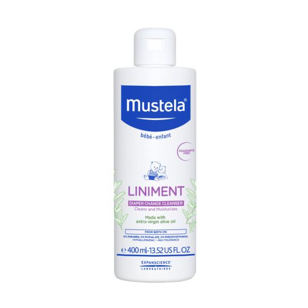 Mustela Bébé Liniment Cleansing Lotion for Children from Birth 400 Ml