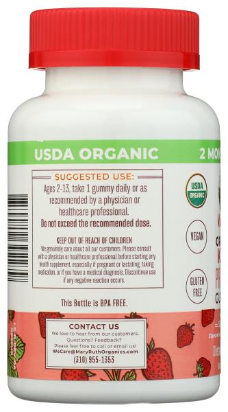 Mary Ruth's Organic Kids Probiotic Gummies