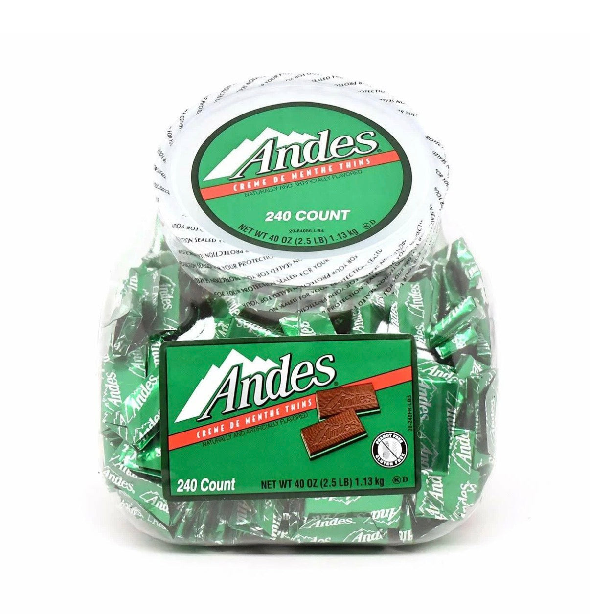 THIN MINTS/ TOOTSIE ROLL, ANDES CRÈME DE MENTHE INDIVIDUALLY WRAPPED, 240 COUNT