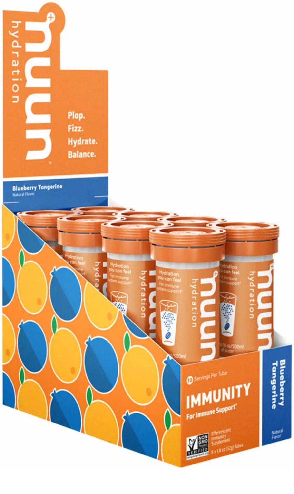 7/26 READ Nuun Immunity Hydration Tablets: Blueberry Tangerine, Box of 8
