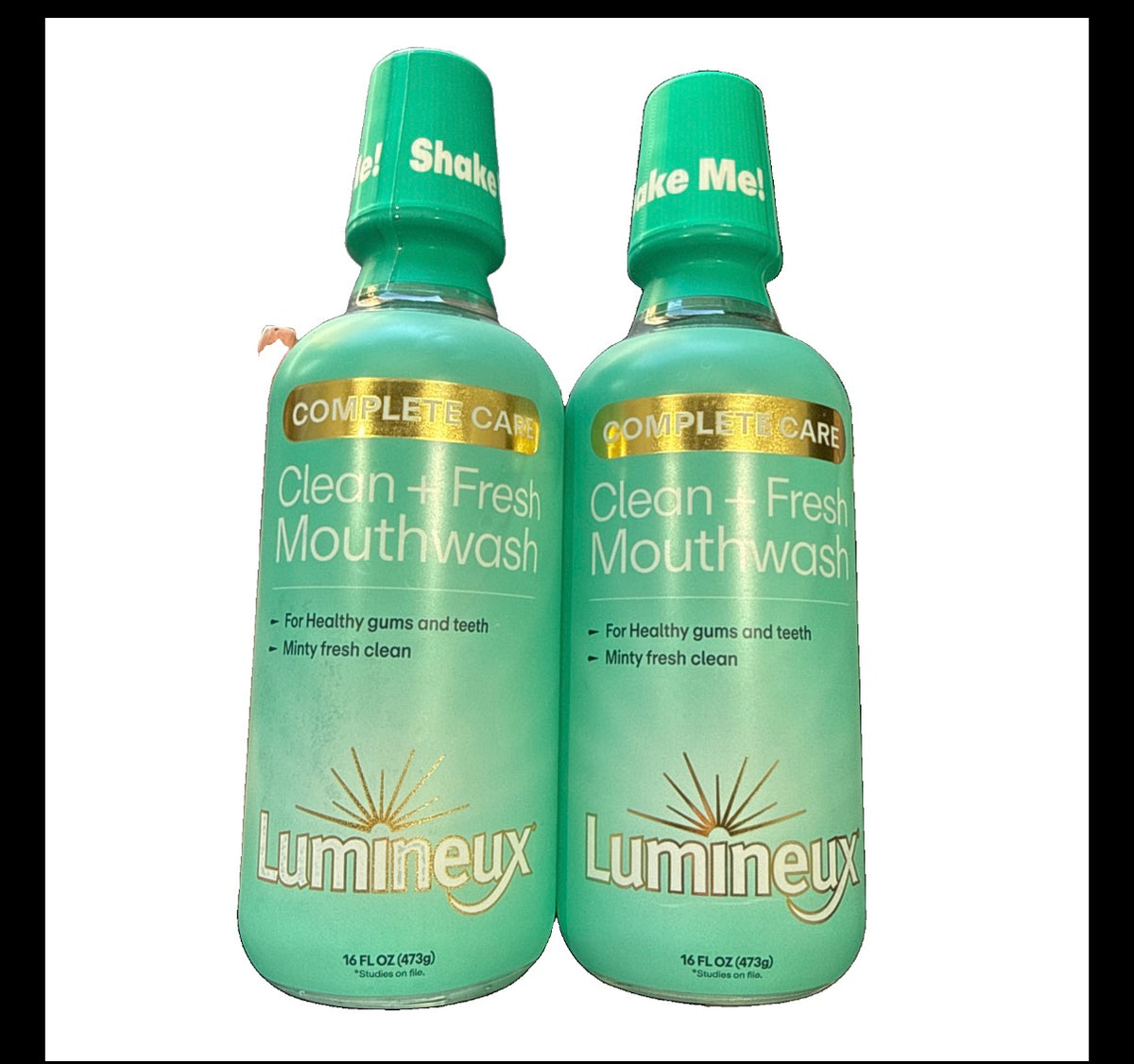 2x 5/27 Lumineux Mouthwash Clean & Fresh Complete Care 16 Oz.