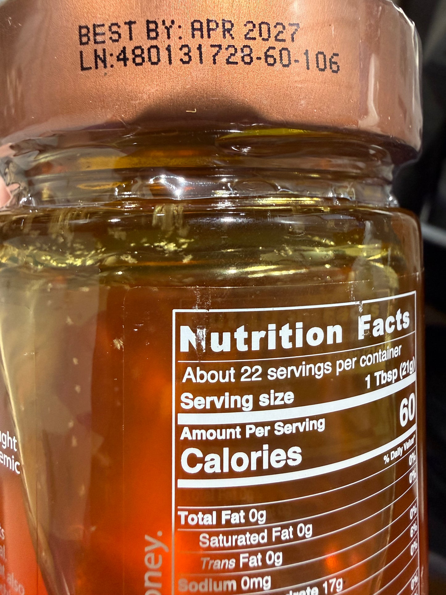 2x 4/27 Emirelli Wildflower Honey 100% Pure, Raw & Unfiltered - From the High Attitude Mountains - Liquid Gold -16oz Jar