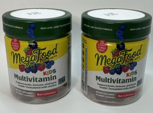 2x-6/26 MegaFood Relax & Calm Magnesium Grape Soft Chews 120 Total Gummies