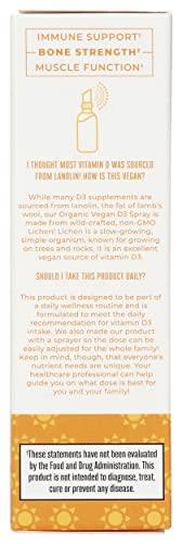 MaryRuth's, Vegan Vitamin D3 Liquid Spray, Unflavored, 10 Mcg, 1 Fl Oz (30 Ml)
