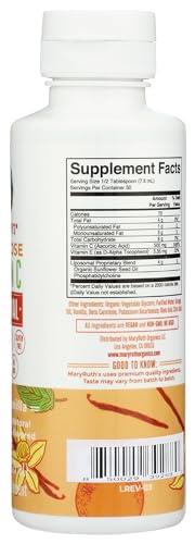 MaryRuth's Megadose Vitamin C Liposomal Vegan Liquid Supplement - Citrus Vanilla - 7.6oz