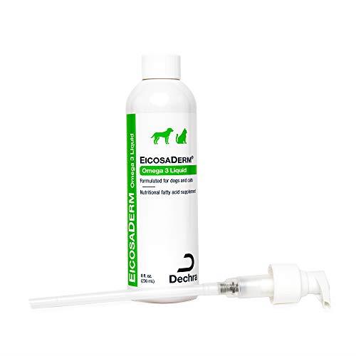 Dechra Eicosaderm Omega 3 Liquid - Dog & Cat Supplement, Fatty Acid, Nutritional Support