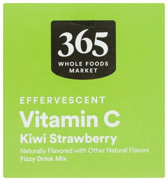365 by Whole Foods Market, Effervescent C Powder Kiwi Strawberry, 30 Count