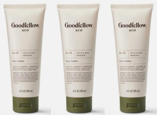 (3) Goodfellow & Co Kelp & Sea Mineral Face Lotion - 4 Oz