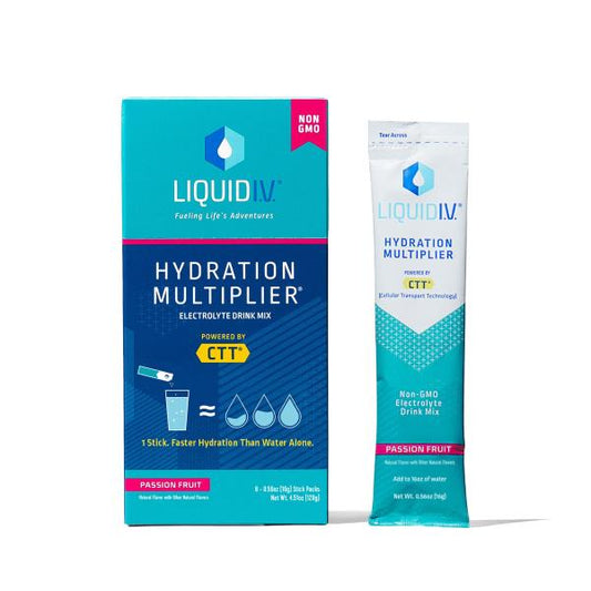 (24 Sticks) Liquid I.V. Hydration Multiplier Drink Mix - Passion Fruit 3 boxes