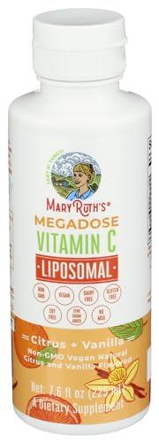 MaryRuth's Megadose Vitamin C Liposomal Vegan Liquid Supplement - Citrus Vanilla - 7.6oz