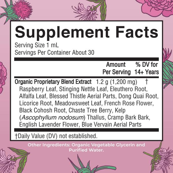 READ MaryRuth Organics USDA Organic Women's Wellness Liquid Herbal Supplements | Includes Stinging Nettle, Raspberry Leaf, Eleuthero Root, Chaste Tree Berry | Menstrual Support | Non-GMO, Vegan