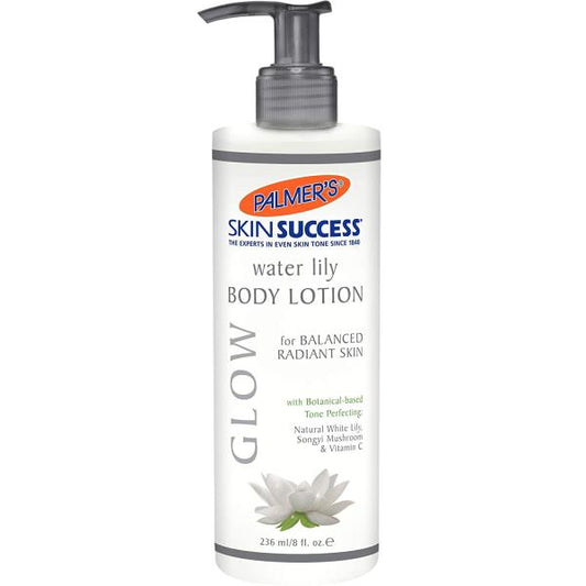 Palmers Skin Success Glow Body Lotion Water Lily 8 Ounce Pump (236ml) (Pack of 2)