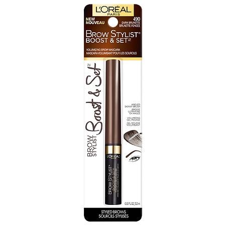 L'Oreal Paris Brow Stylist Brow Mascara, Dark Brunnette - 0.1 Fl Oz