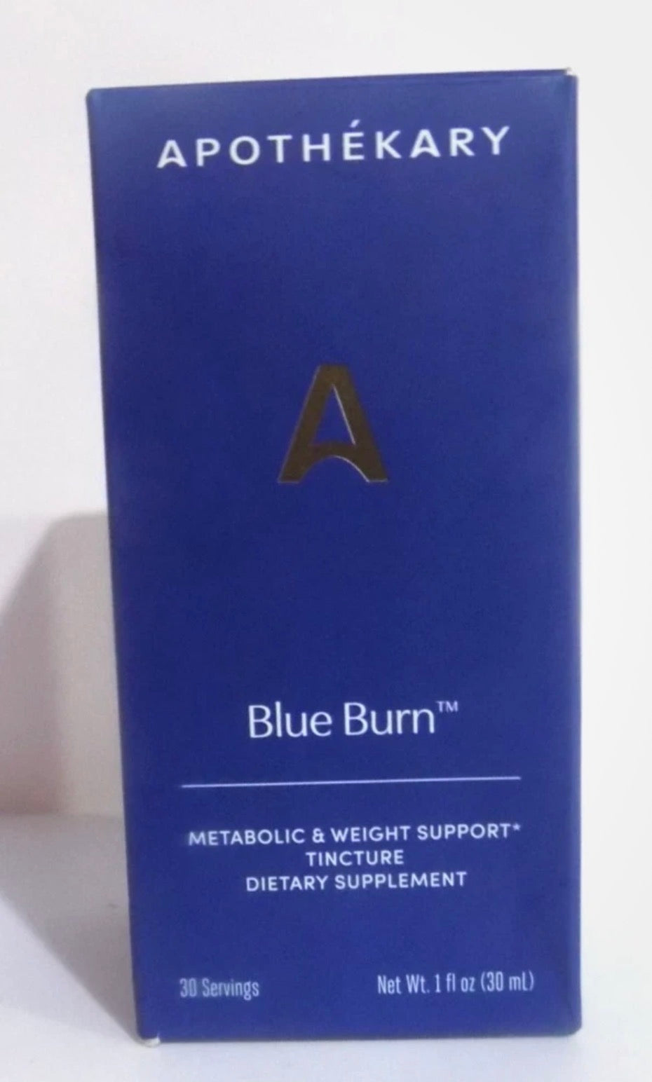 SEALED~Apothékary Blue Burn Metabolic & Weight Support Tincture 1 Oz. Exp 8/28