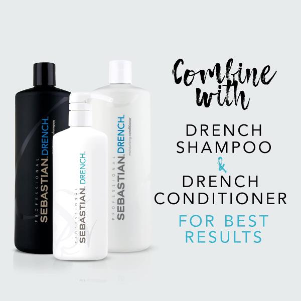Sebastian Professional Drench Conditioner| Deep Moisturizing for Chemically Treated Hair | 33.8 fl oz