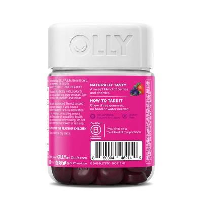 (3 Bottles) Olly Active Immunity + Elderberry - Berry Brave Vitamin | 45 Gummies