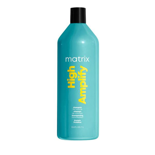 Matrix High Amplify Volumizing Shampoo | Instant Lift, Lasting Volume & Strengthening | Silicone-Free | Boost Structure in Fine, Thin & Limp Hair | Salon Professional Shampoo