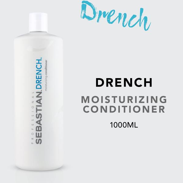 Sebastian Professional Drench Conditioner| Deep Moisturizing for Chemically Treated Hair | 33.8 fl oz