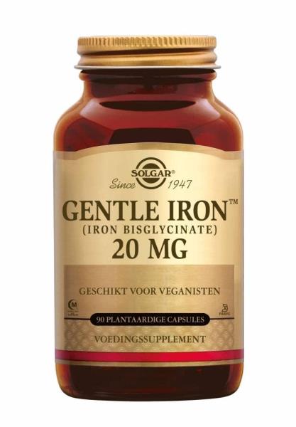 Solgar Gentle Iron - Ideal for Sensitive StomachsRed Blood Cell Supplement, , Non Constipating & GMO, Vegan, Gluten & Dairy Free, Kosher - 180 Servings, Unflavored, 180 Count