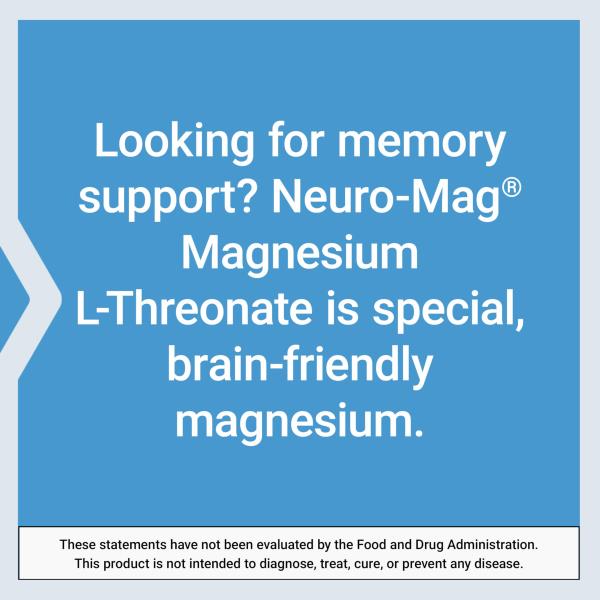 Life Extension Neuro-Mag Magnesium L-Threonate, Magnesium L-threonate, Memory Health, Quick Thinking, Cognitive Health Support, Vegetarian, Non-GMO, 90 Vegetarian Capsules