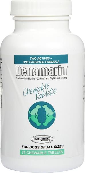 Nutramax Denamarin - Chewable Tablets, Liver Support Formula, Dogs of All Sizes
