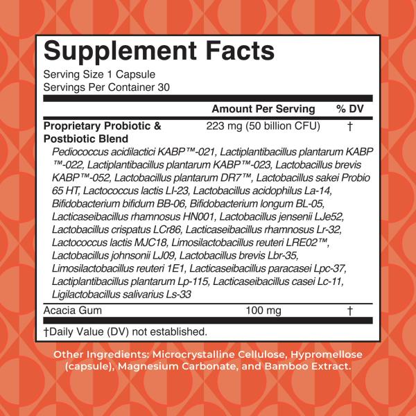 Lot of 2 MaryRuth Organics 3-in-1 Daily Health Probiotics for Women | Clinically Tested | Hormone Support & Gut Health Supplement | 50 Billion CFU | Allergen Free | 30 ct