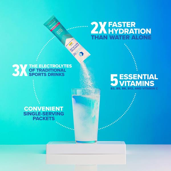 (24 Sticks) Liquid I.V. Hydration Multiplier Drink Mix - Passion Fruit 3 boxes