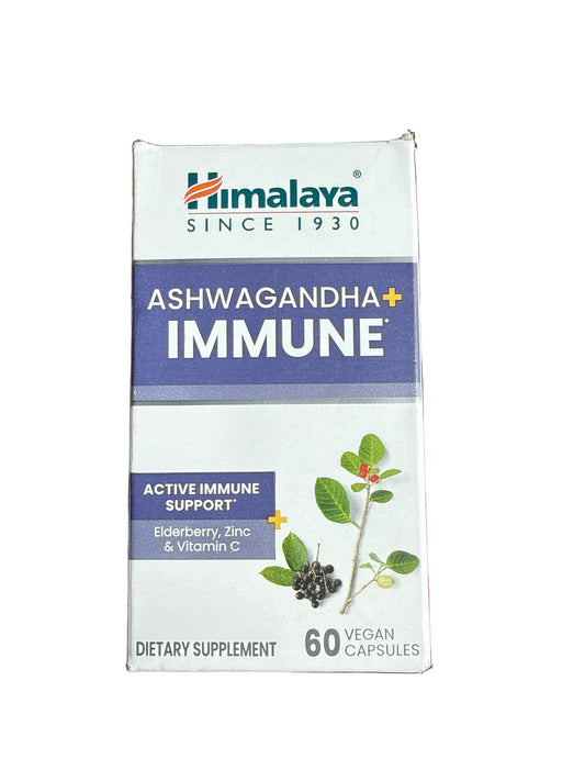 Read 6/26 Himalaya Ashwagandha + Immune , 60 Vegan Capsules
