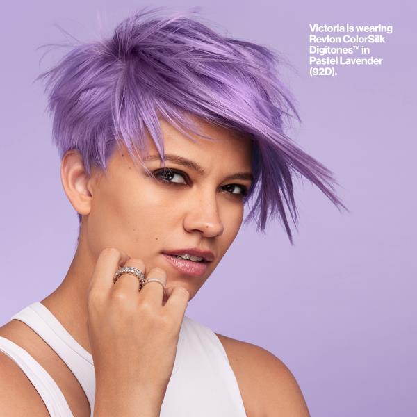 Revlon ColorSilk Digitones Permanent Hair Color with Keratin, 92D Pastel Lavender, 1 Count