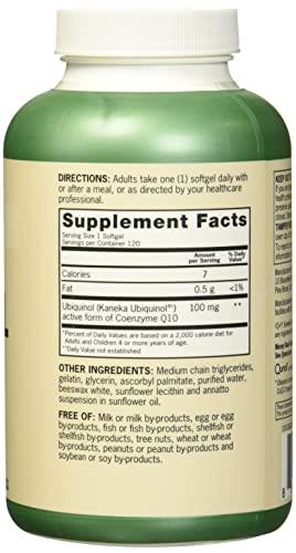 Qunol Ubiquinol - Active CoQ10, 100mg, Dietary Supplement, 120 Softgels 06/2026