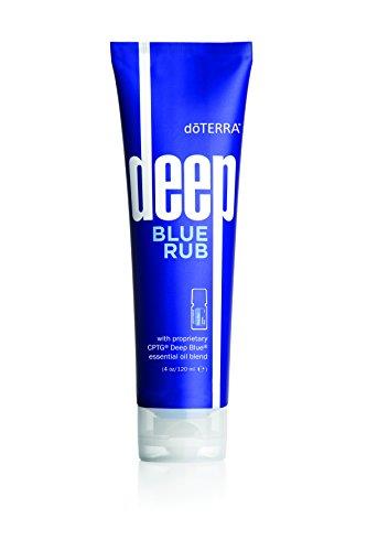 doTERRA Deep Blue Rub, Soothing Topical Cream, with CPTG Deep Blue Essential Oil Blend, Blue