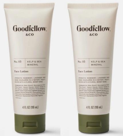 (2) Goodfellow & Co Kelp & Sea Mineral Face Lotion - 4 Oz