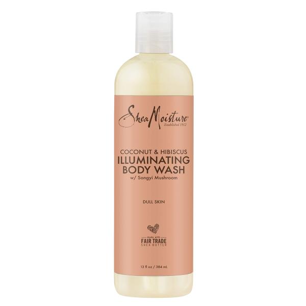 (3) SheaMoisture Coconut & Hibiscus Body Wash, 13 Ounce