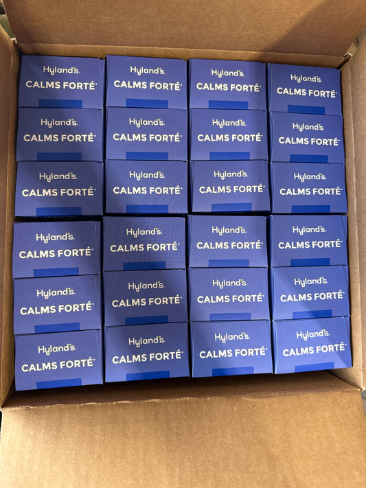 24 PACK Hyland's Calms Forte Sleep & Stress Support 100 Tablets