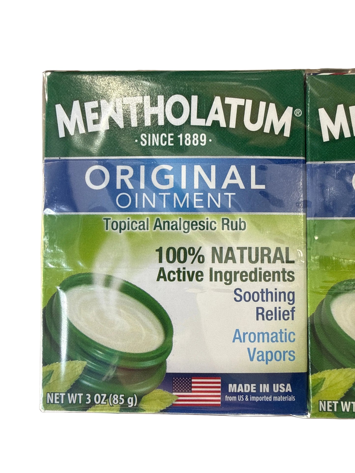 6 Pack Mentholatum Original Topical Analgesic Ointment Aromatic Vapor Rub 3oz